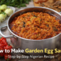 Garden Egg Sauce