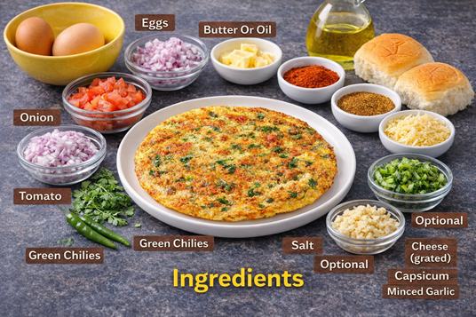 how to make Indian Masala Omelette