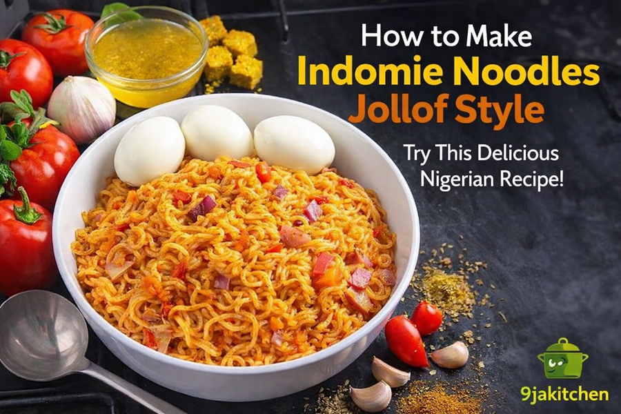 Indomie Noodles Jollof Style