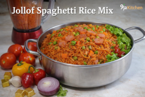 How To Make Jollof Spaghetti Rice Mix — Delicious One-Pot Recipe🍝🍅🔥