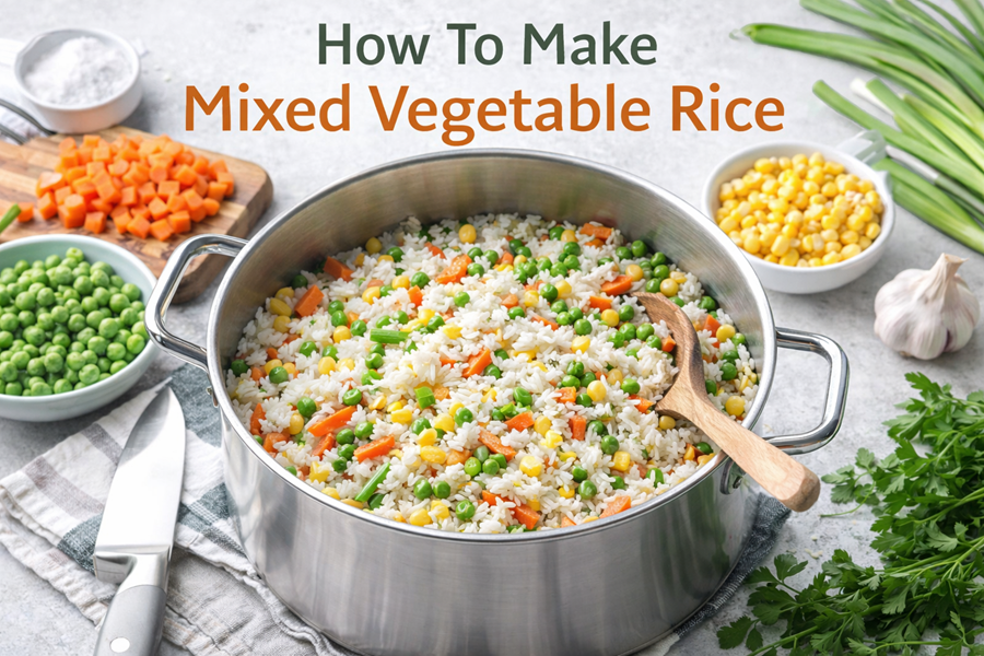 How To Make Mixed Vegetable Rice