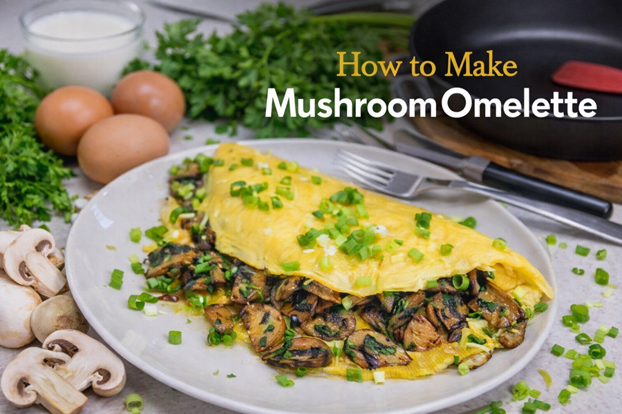 Mushroom Omelette