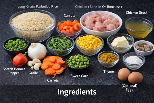 How To Make Nigerian Chicken Fried Rice: Delicious Party Classic 2 Nigerian fried rice recipe