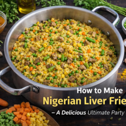 Nigerian Liver Fried Rice