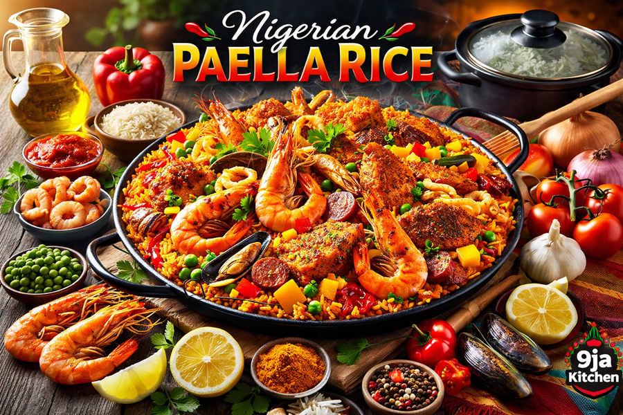 Nigerian Paella Rice