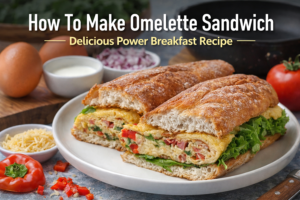 How To Make Omelette Sandwich – The Delicious Breakfast Guide 🥪🍳