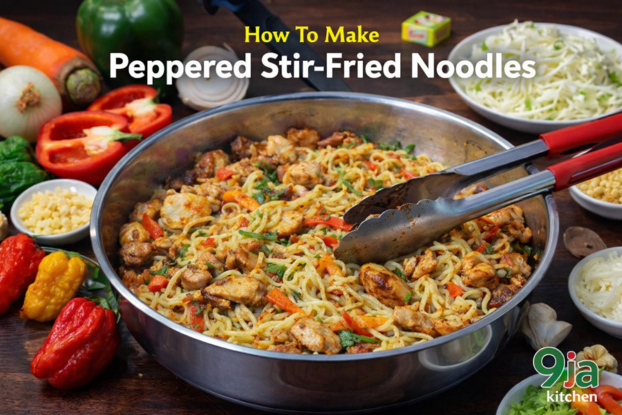Peppered Stir-Fried Noodles