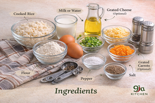 How To Make Rice Fritters: Crispy Delicious Recipe ⭐🍚 2 crispy rice fritters