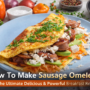 How To Make Sausage Omelette – The Powerful Breakfast Recipe🥰🔥 9 Sausage Omelette