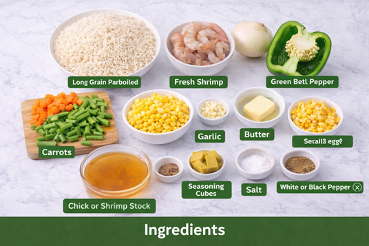 How To Make Shrimp Fried Rice: Irresistible Flavorful Nigerian Classic🍤 2 Nigerian Shrimp Fried Rice