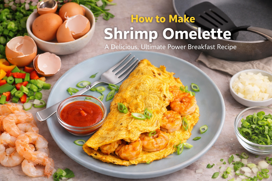 Shrimp Omelette