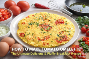 How To Make Tomato Omelette – The Delicious Breakfast Power Recipe🥚🍅