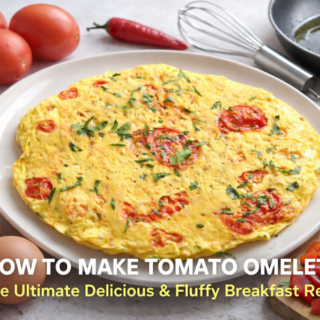 How To Make Tomato Omelette – The Delicious Breakfast Power Recipe🥚🍅 18 Tomato Omelette