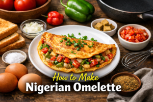 How To Make Nigerian Omelette – The Ultimate Comfort Power Breakfast You’ll Love 🍳