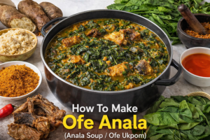 How To Make Ofe Anala – A Delicious Nigerian Garden Egg Leaves Soup 🍲