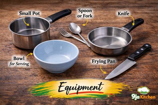 Indomie cooking equipment