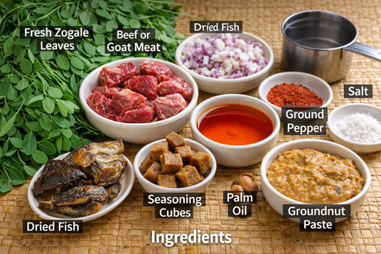 how to make Miyan Zogale Soup