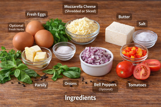 cheesy omelette recipe