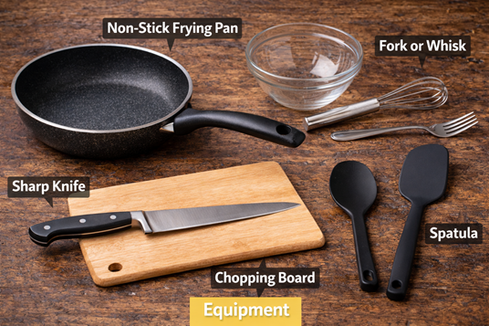 Nigerian Omelette Equipment