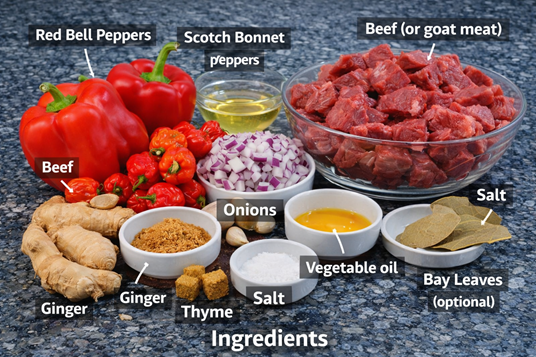 How To Make Nigerian Peppered Meat