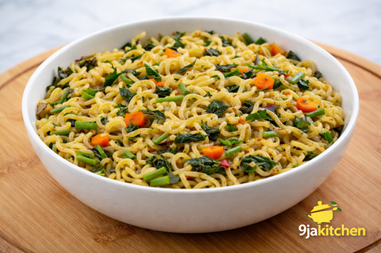 How To Make Delicious Nigerian Vegetable-Loaded Indomie Noodles🍜 4 healthy Indomie noodles with vegetables