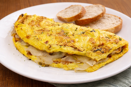 Easy Onion Omelette Recipe