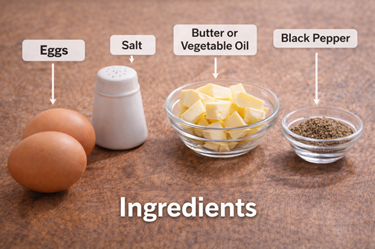 How To Make Plain Omelette – The Delicious Breakfast Power Recipe🍳 2 Plain Omelette