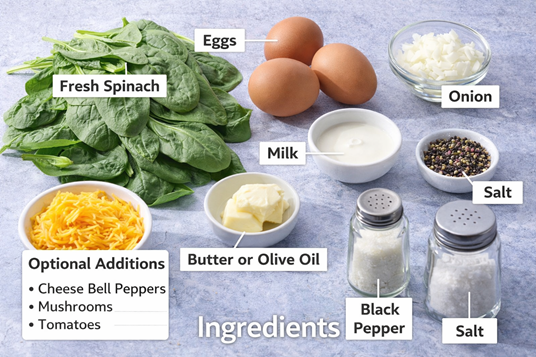 How To Make Spinach Omelette: Delicious Power-Packed Breakfast Recipe 🥬🍳🔥 2 high protein breakfast ideas