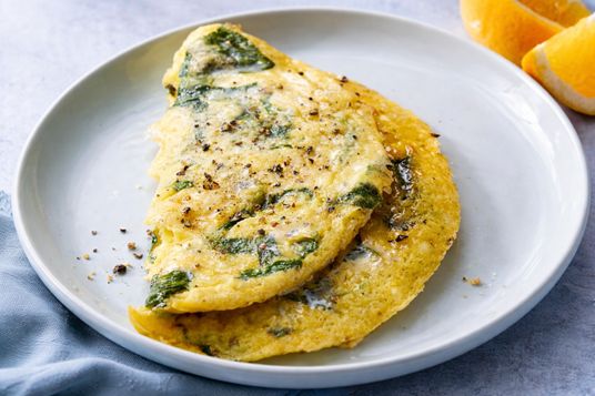 How To Make Spinach Omelette: Delicious Power-Packed Breakfast Recipe 🥬🍳🔥 4 healthy spinach omelette recipe