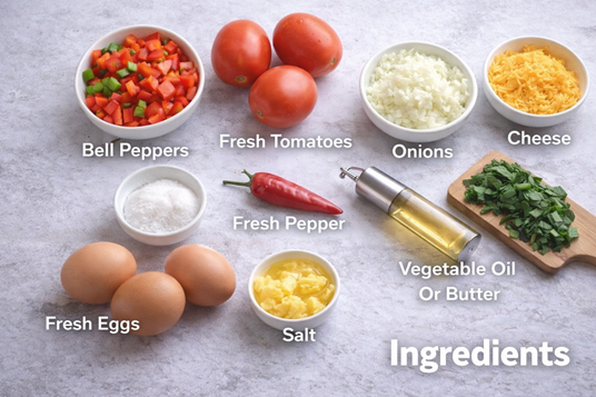 How To Make Tomato Omelette