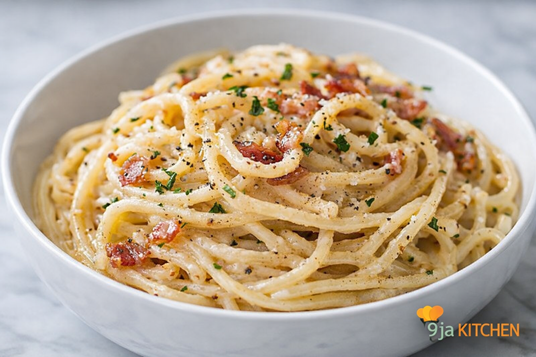 easy bacon spaghetti recipe