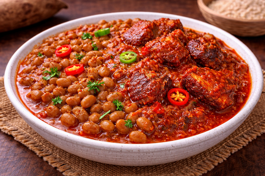 Beans and Fried Stew