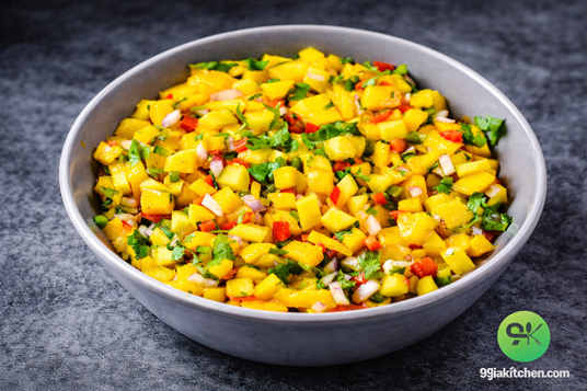 easy Caribbean Mango Salsa recipe