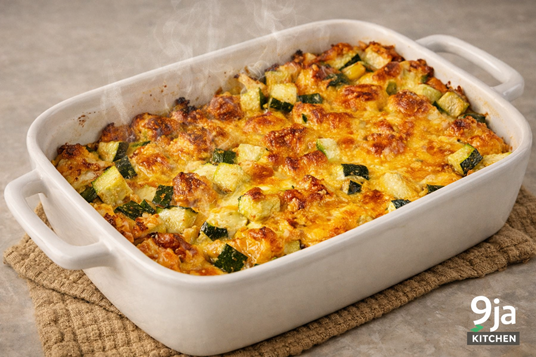 creamy zucchini bake recipe