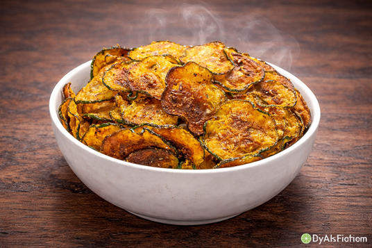 baked zucchini chips