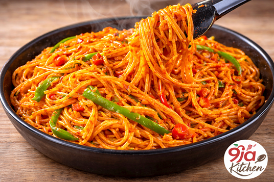 How To Make Ghanaian Jollof Spaghetti