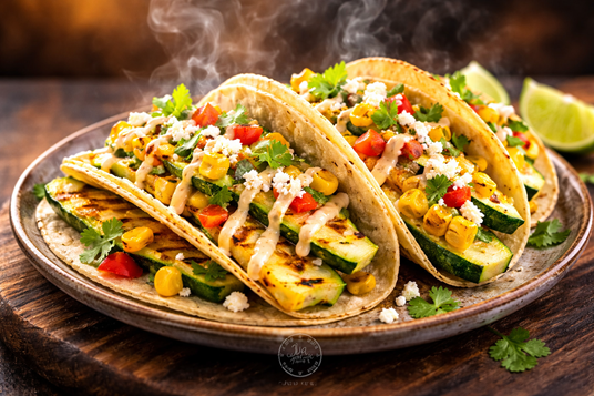 How To Make Grilled Zucchini Tacos: Ultimate Flavor-Packed Healthy Recipe🥒🌮 4 healthy zucchini tacos