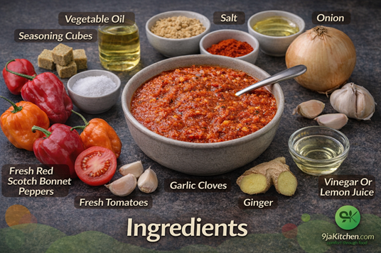 African pepper sauce recipe