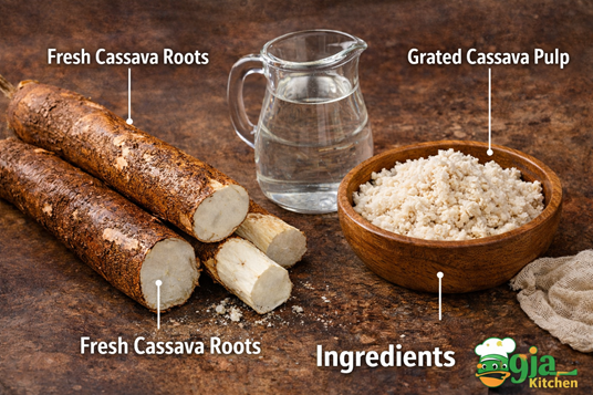 How To Make Akpu (Fufu) From Cassava Root To Dining Table – Delicious Nigerian Classic 🥣✨ 2 how to cook fufu from cassava