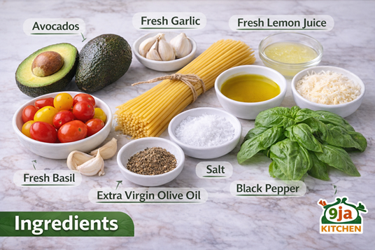 creamy avocado pasta