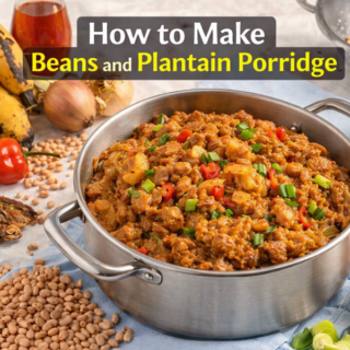 Beans And Plantain Porridge