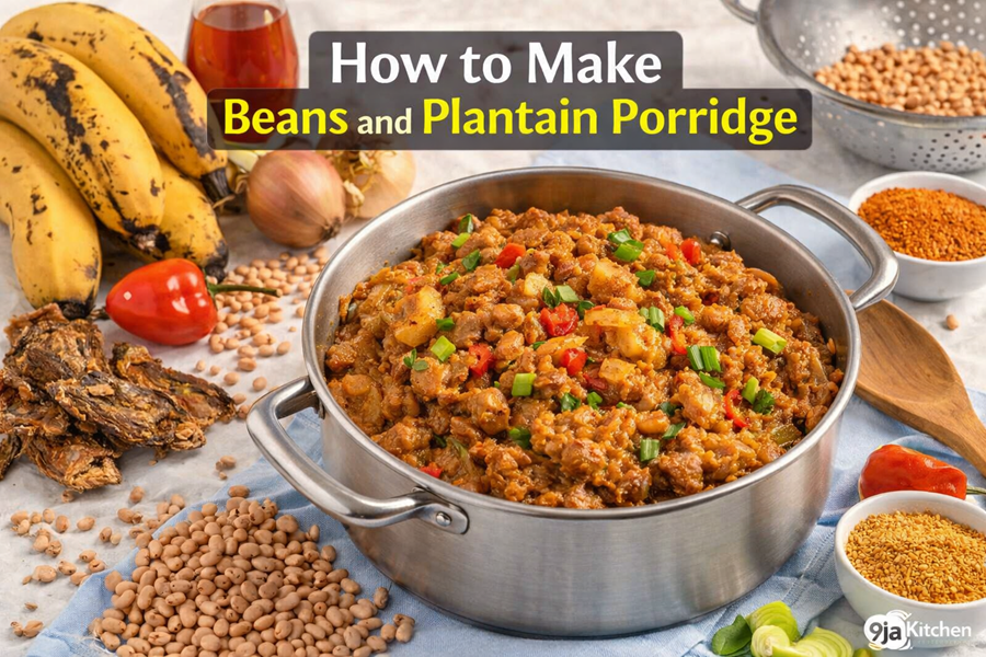 Beans And Plantain Porridge