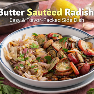 Butter Sautéed Radish