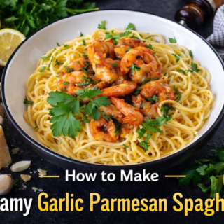 Creamy Garlic Parmesan Spaghetti
