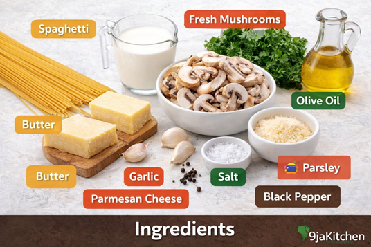 mushroom spaghetti recipe