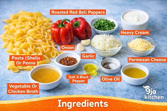 How To Make Creamy Red Pepper Pasta: Comfort Food Recipe🌶️✨ 2 homemade creamy pasta sauce