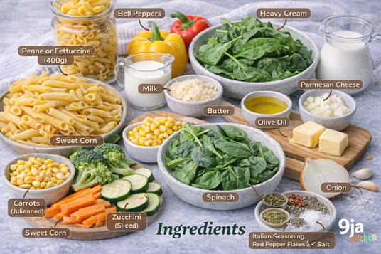 How To Make Creamy Vegetable Pasta – Irresistible & Flavor-Packed Delight🔥🍝 2 Homemade Creamy Pasta