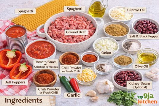 chilli spaghetti recipe