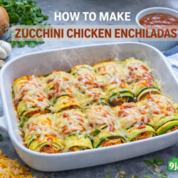 Zucchini Chicken Enchiladas
