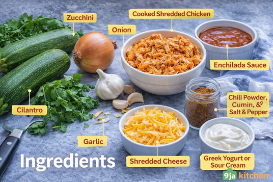 How To Make Delicious Zucchini Chicken Enchiladas🌯🥒🍗 2 zucchini chicken enchiladas recipe